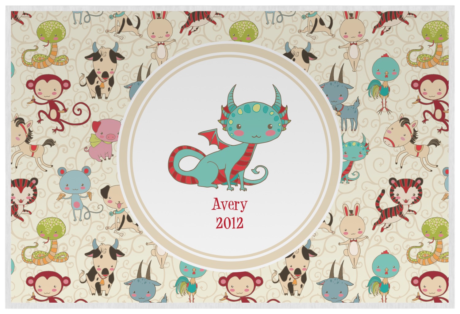 Personalized Chinese Zodiac Placemats: Add a Touch of Tradition