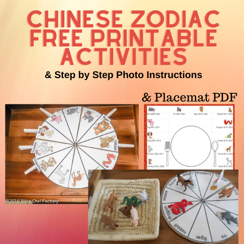 Download Free Chinese Zodiac Placemat PDF - Perfect for Chinese New Year