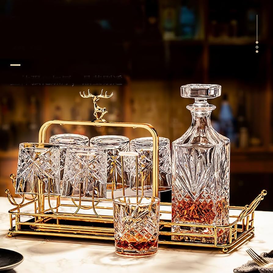 High-Quality Crystal Decanters for Whiskey and Wine – Free Shipping Available