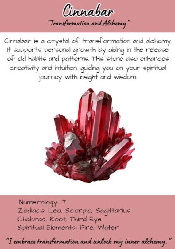 Cinnabar Crystal Meaning: Unlock the Metaphysical Power of This Red Gemstone