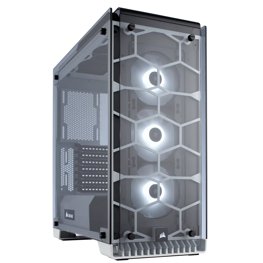 Crystal 570X Top Fan Tray (White): Fully Compatible with 360mm & 280mm Fans for Superior Airflow