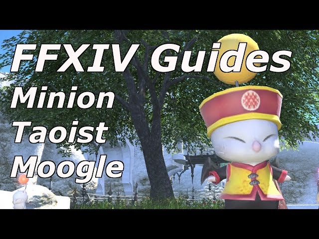 How to Obtain the Taoist Moogle Minion in Final Fantasy XIV