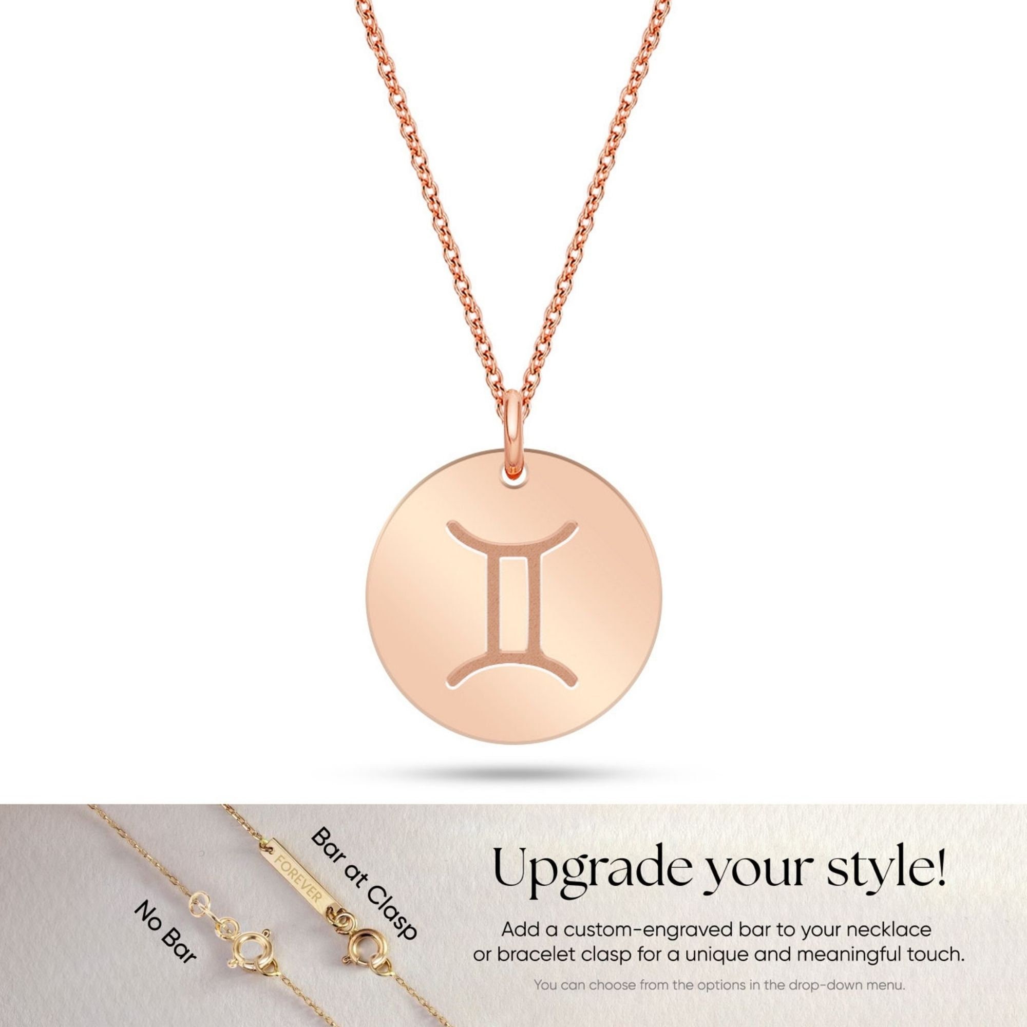 Stylish Gemini Necklace for Zodiac Lovers – Astrology Birthstone Pendant