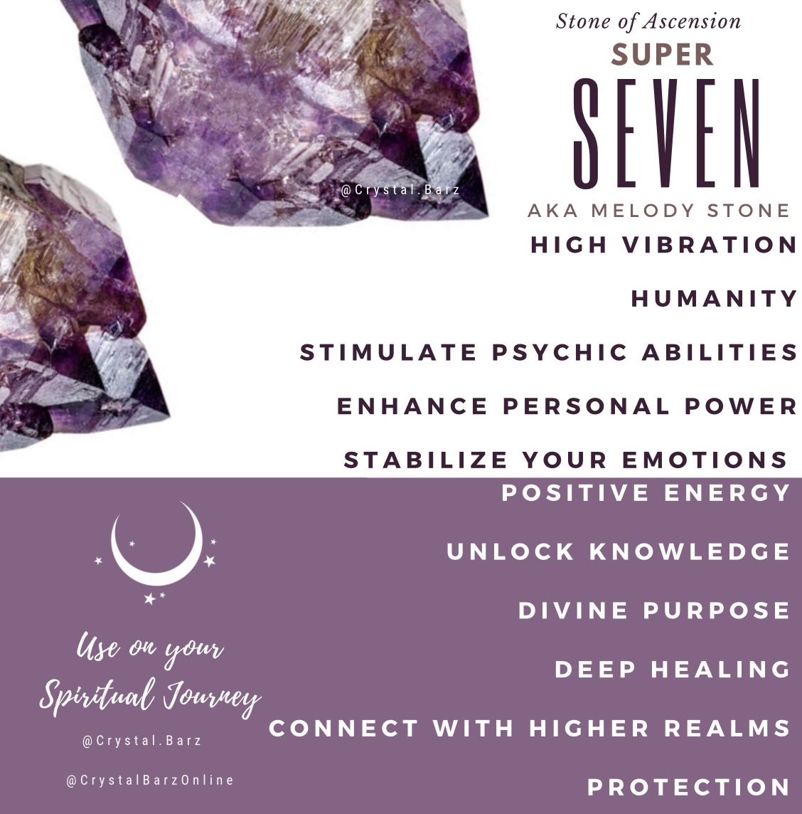 Discover the Benefits of Super Seven Crystal for Psychic Healing