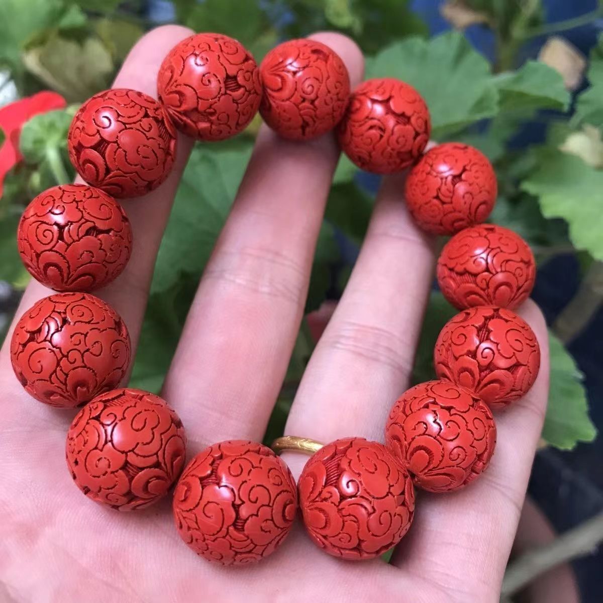 cinnabar bracelet