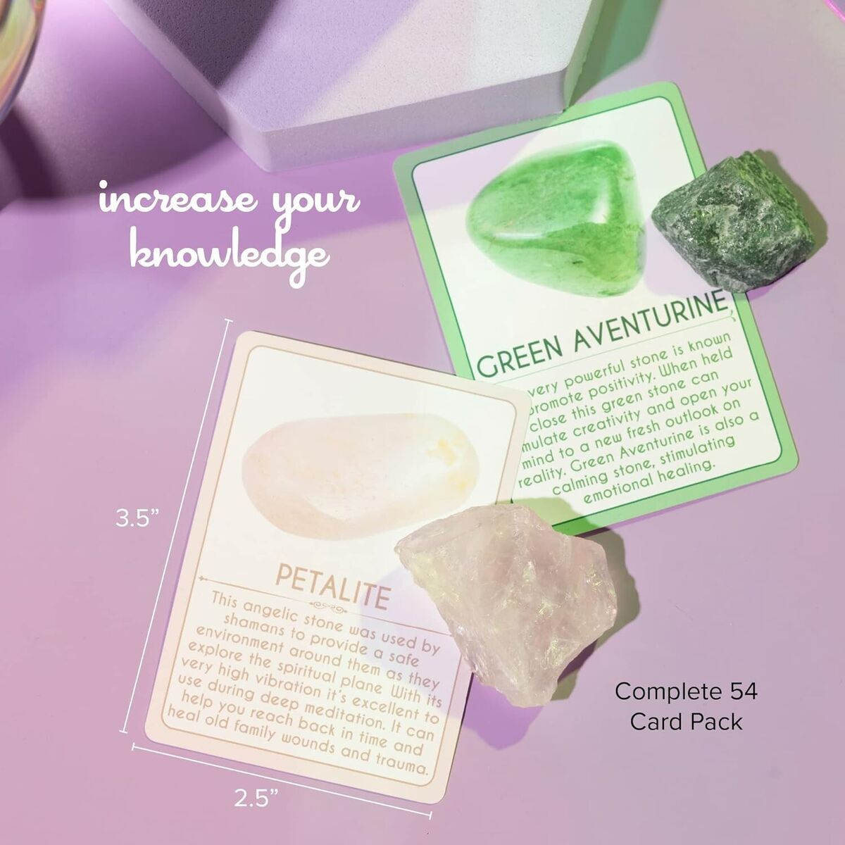 Explore the Power of 54 Different Crystal Cards for Self-Discovery