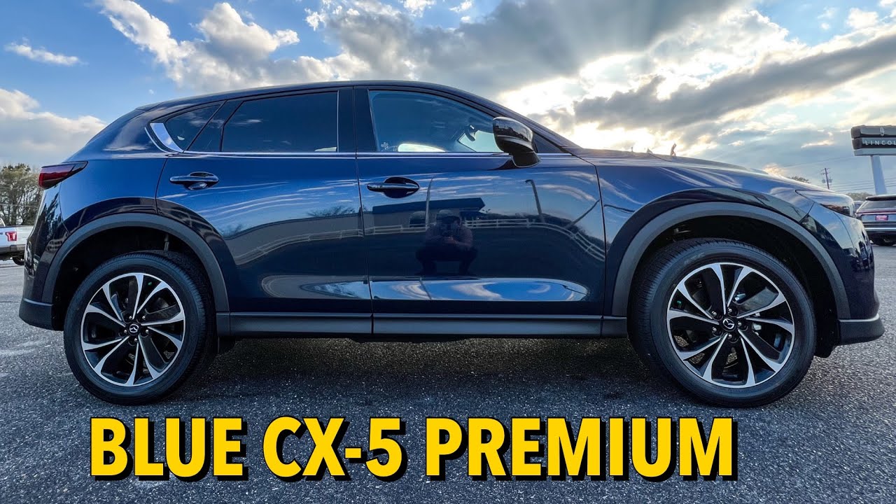 2022 Mazda CX-5 S Premium Deep Crystal Blue Review: A Bold, Stylish SUV