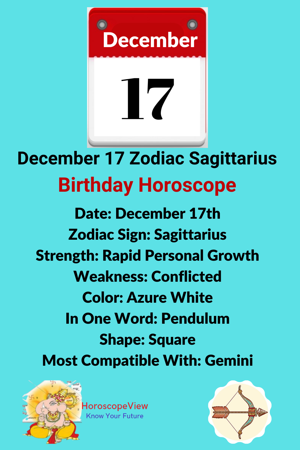 Astrology for December 17: Sagittarius Characteristics, Love, and Career Horoscope