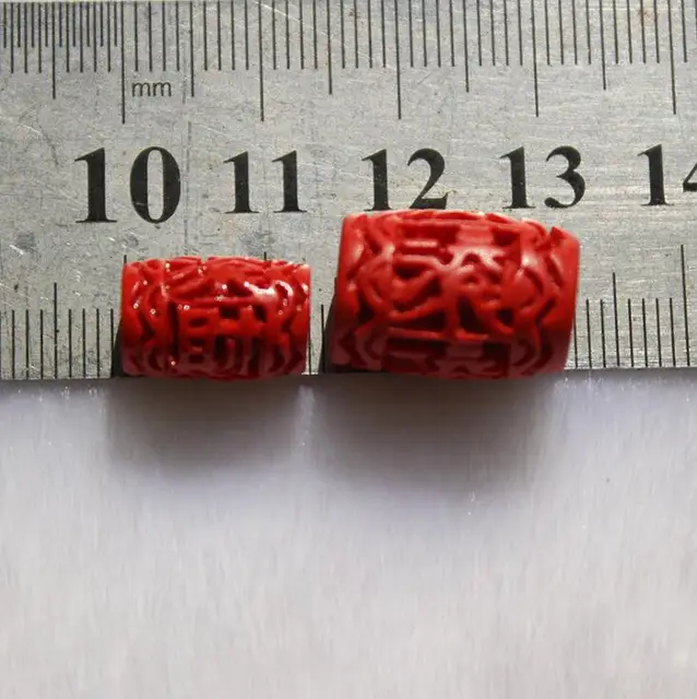 Discover the Beauty of Cinnabar Beads: Carved Red Beads for Crafts and Jewelry