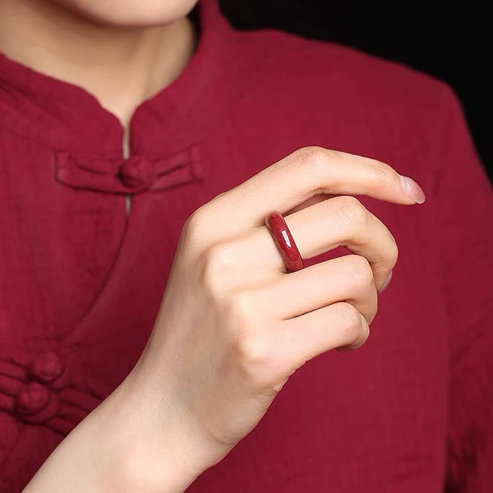 Cinnabar Ring: Stunning Red Gemstone Jewelry for Women