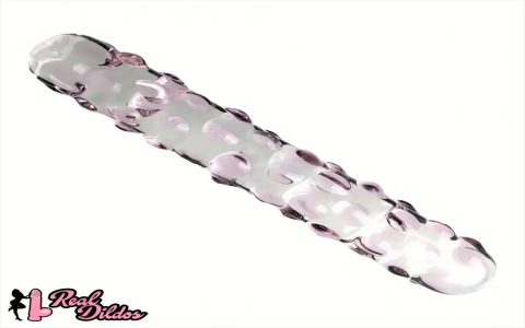 translucent tentacle crystal glass dildo