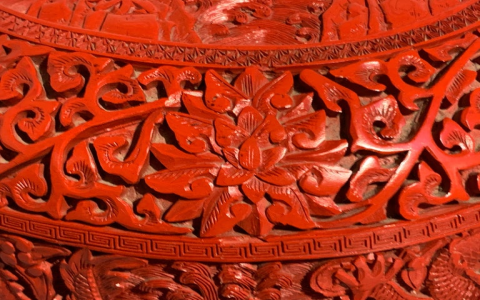 Explore Unique Cinnabar Trays – Elegant Red Lacquer and Carved Styles